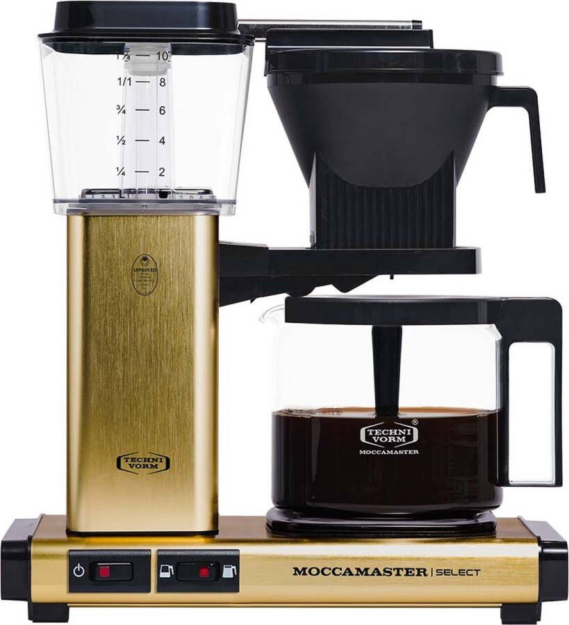 Moccamaster KBG Select Brushed Brass | Koffiezetapparaten | Keuken&Koken Koffie&Ontbijt | 8712072539723
