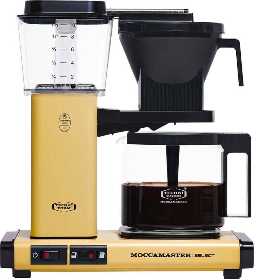 Moccamaster KBG Select Pastel Yellow | Filterkoffiezetapparaten | Keuken&Koken Koffie&Ontbijt | 8712072539778