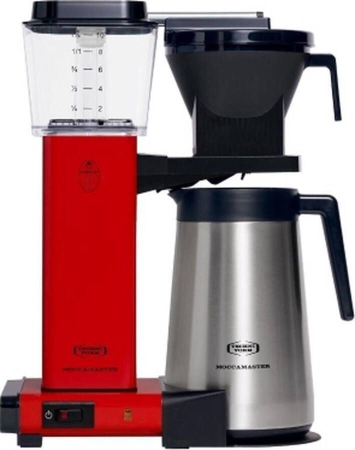 Moccamaster KBGT Koffiezetapparaat Red – Thermos 5 jaar garantie