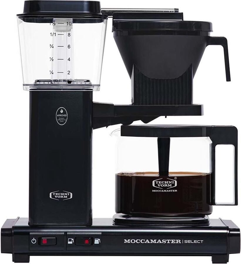 Moccamaster KBG Select Black | Filterkoffiezetapparaten | Keuken&Koken Koffie&Ontbijt | 8712072539877