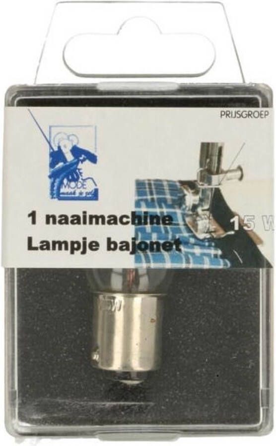 Mode maak je zelf NAAIMACHINE LAMP BAJONET