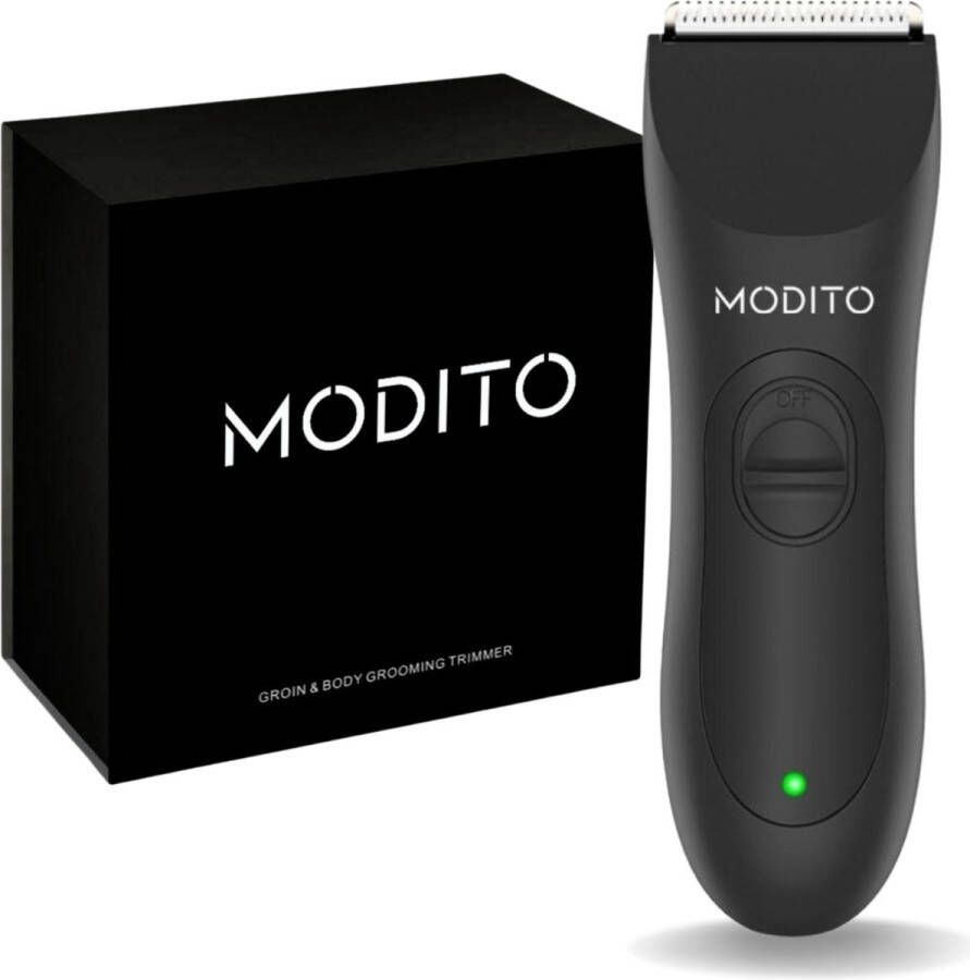 MODITO Trimmer Bodygroomer Mannen 100% Waterdicht Elektrisch scheerapparaat Voor Schaamstreek Oplaadbaar Manscaping Body Groomer