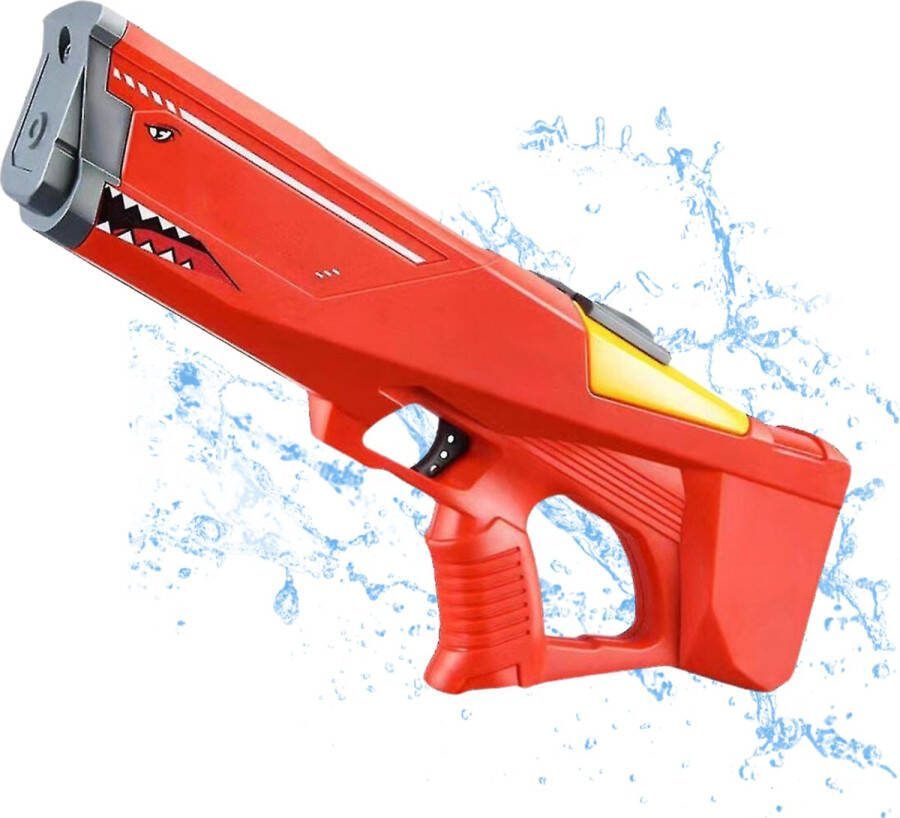 Modito waterpistool Elektrisch waterpistool Automatische watergun Rood Buitenspeelgoed