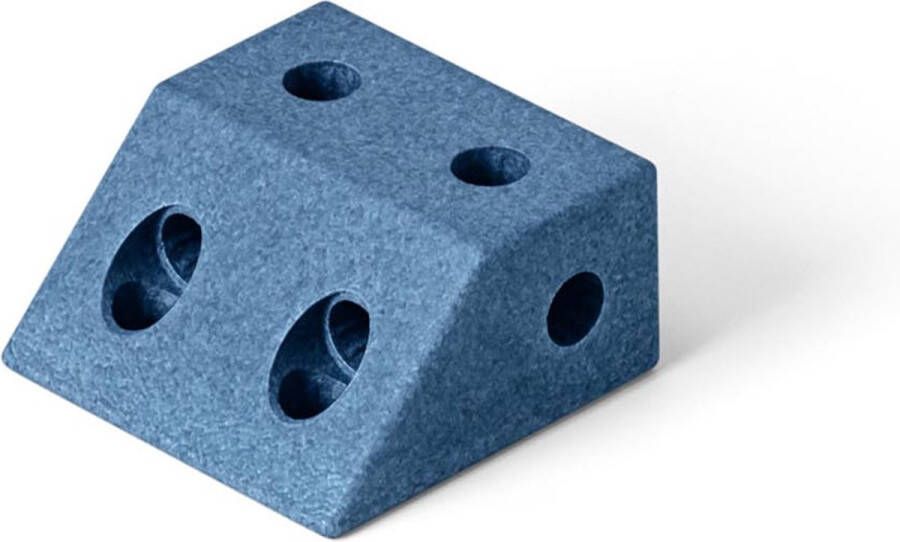 Modu Blok Hoekig Zachte blokken- Open Ended speelgoed 1 -2 -3 jaar Deep Blue