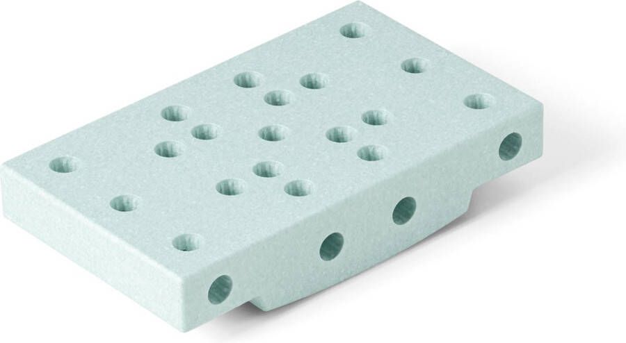 Modu Blokken Gebogen basis Zachte blokken- Open Ended speelgoed 1 -2 -3 jaar Balansbord Ocean Mint