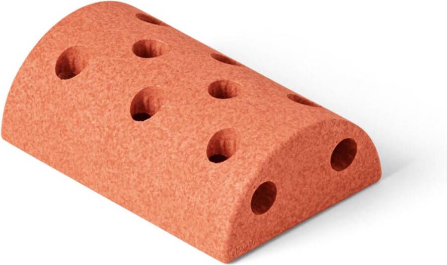 Modu Blokken Halve Cilinder Zachte blokken- Open Ended speelgoed 1 -2 -3 jaar Burnt Orange
