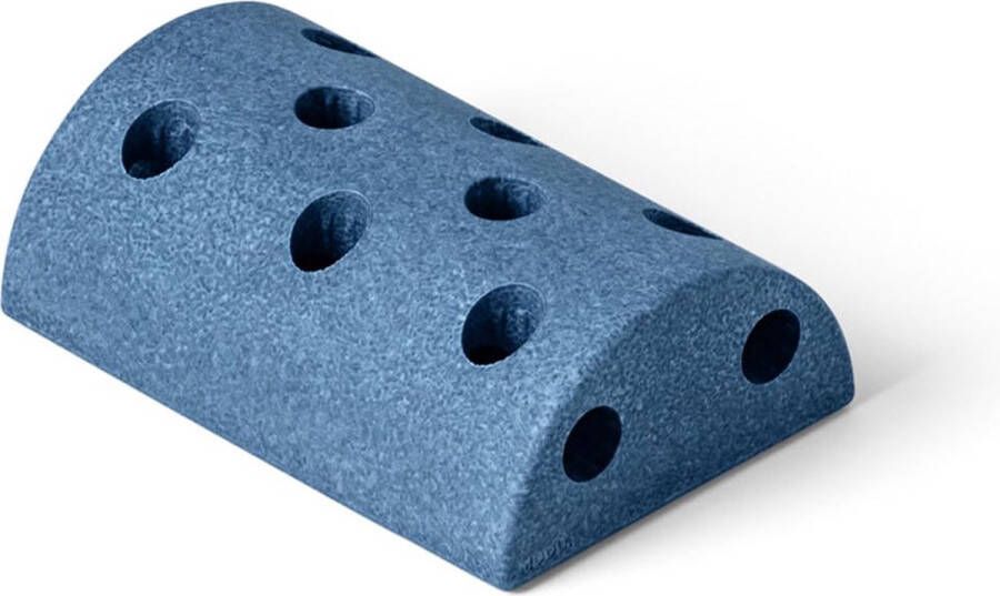 Modu Blokken Halve Cilinder Zachte blokken- Open Ended speelgoed 1 -2 -3 jaar Deep Blue