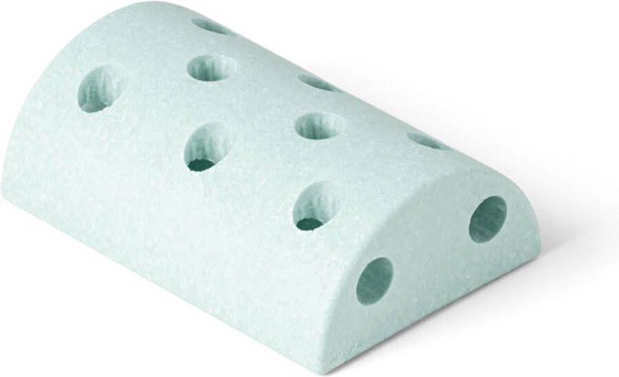 Modu Blokken Halve Cilinder Zachte blokken- Uitbreiding -Speelgoed 1 jaar Ocean Mint