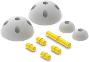 Modu Half Ball Kit- Zachte blokken -9 onderdelen Speelgoed 1 jaar Geel