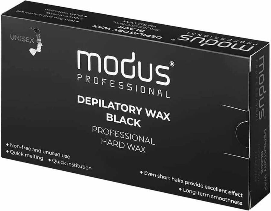 Modus Depilatory Wax Black Professional Hard Wax Ontharing Wax Zwart Ontharingswax