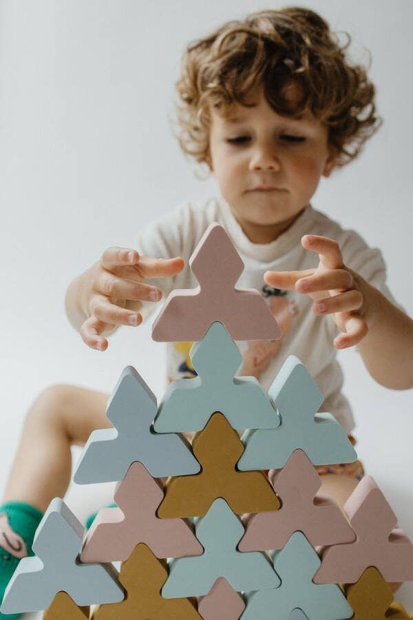 Moes Play Trianglo open ended toys building blocks bouwblokken foam