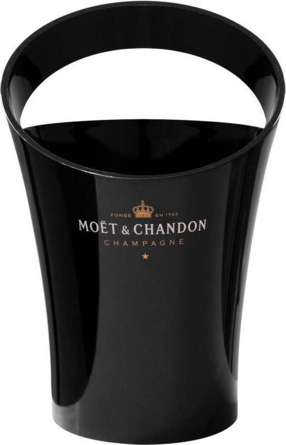 Moët & Chandon Ice Bucket Luxe Champagnekoeler Wijnkoeler Koeler Zwart Black