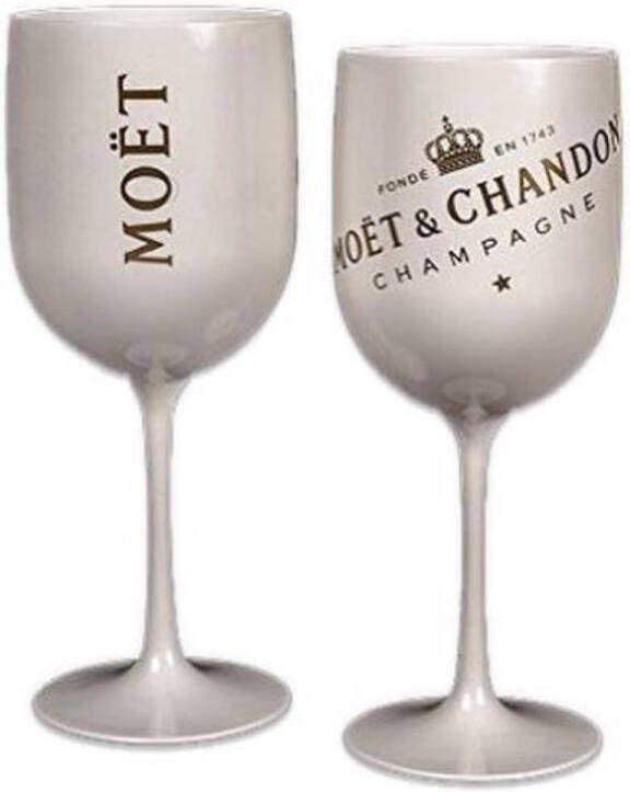Moët & Chandon Ice Imperial Champagneglazen 450 ml Wit 2 stuks