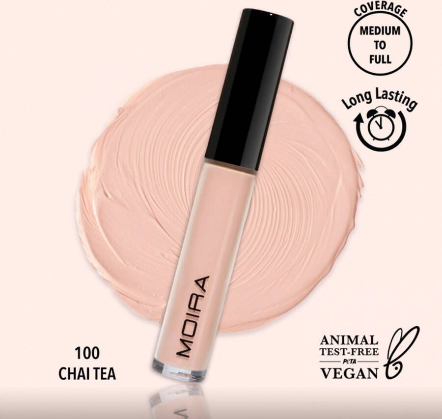 Moira Lavish Creamy Concealer 100 Chai Tea