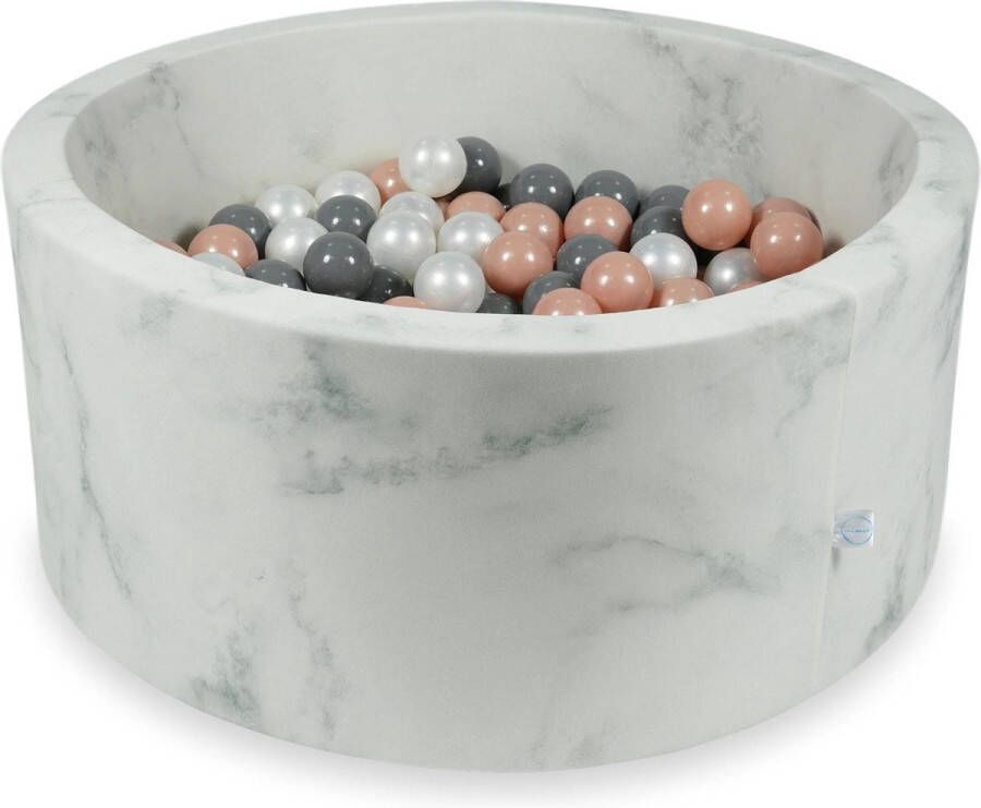 Moje. MARBLE Ballenbad Marmer Met 300 Ballen 40 x 90 cm