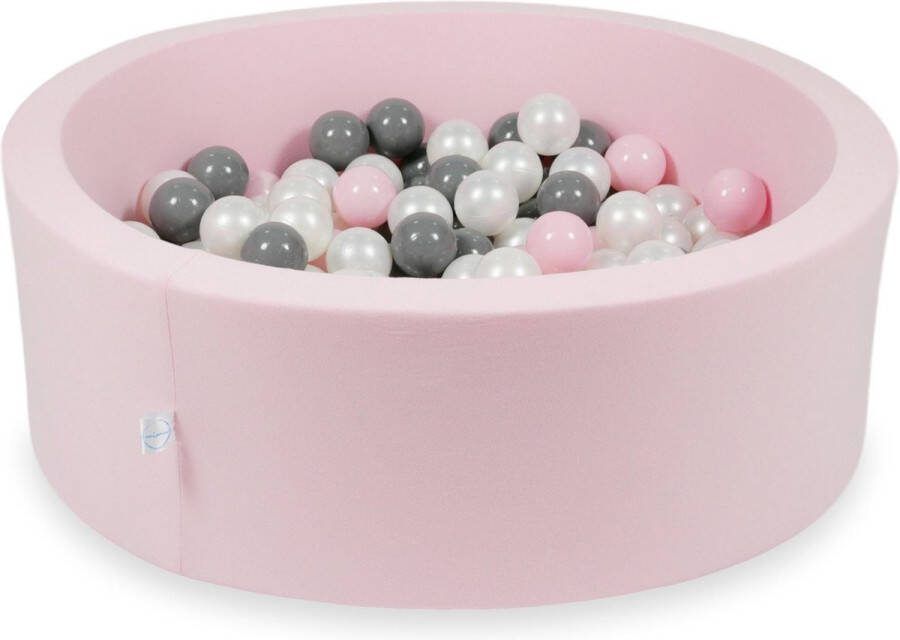 MOJE Pink ballenbad • Rond 90 x 30 cm • Inclusief 200 ballen diameter 7 cm