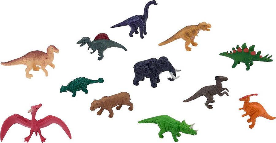 MOJO Prehistorie Mini Dinosaurussen Speelset 12dlg. 380055