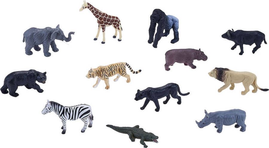MOJO Wildlife Mini Wilde Dieren Speelset 12dlg. 380057