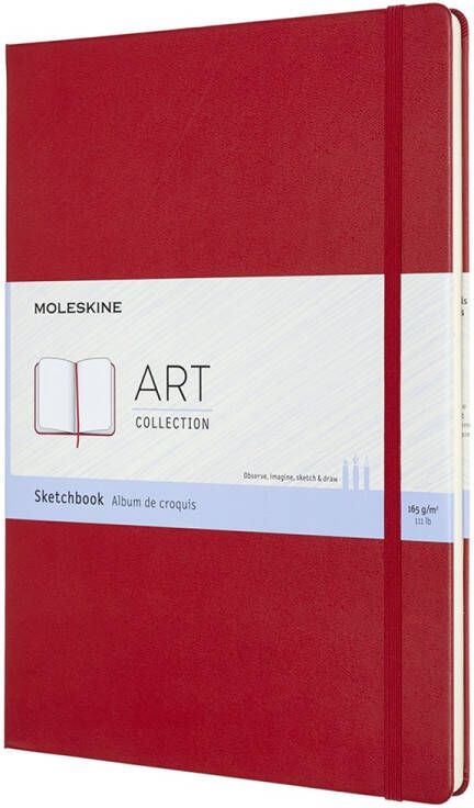 Moleskine Art Schetsboek A4 Hardcover Rood