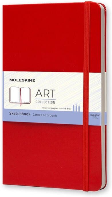 Moleskine Art Schetsboek Large Hardcover Rood