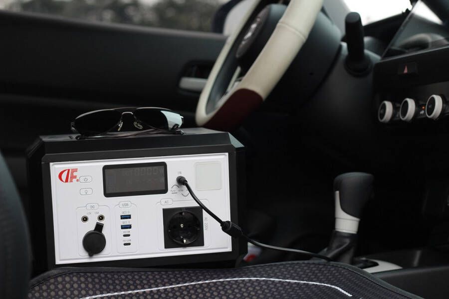 Moli Draagbare Powerstation Powerbank 500W Power Station 500W-Zwart