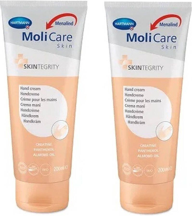 MOLICARE SKIN 2 x Handcrème (200ml) Voordeelverpakking