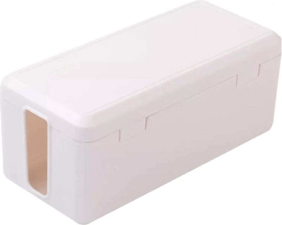 Molisan Stekkerdoos cover box wit Stekkerdoos Opbergbox – Kabelmanagement – Kabeldoos – Opbergdoos stekkerdoos Kinder beveiliging Opbergbox Stekkerdoos Extra veiligheid voor Kinderen Huisdieren