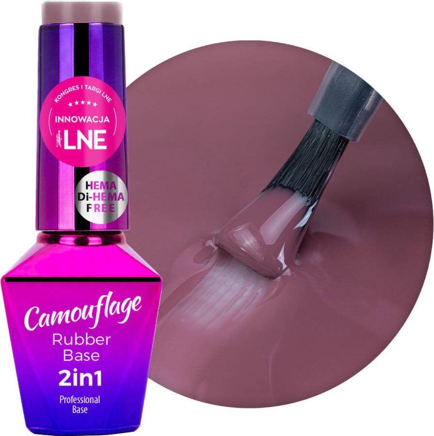 Molly Lac 2 + 1 Rubberbase Camouflage Bom Blush 1 Hema DiHema Vrij Manicure Nagelverzorging Nagelstyliste Base UV Led Caramdia