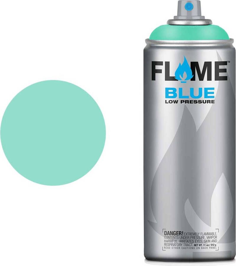 Molotow Flame Blue Spray Paint Spuitbus verf Synthetisch Lage druk Matte afwerking 400 ml aqua pastel
