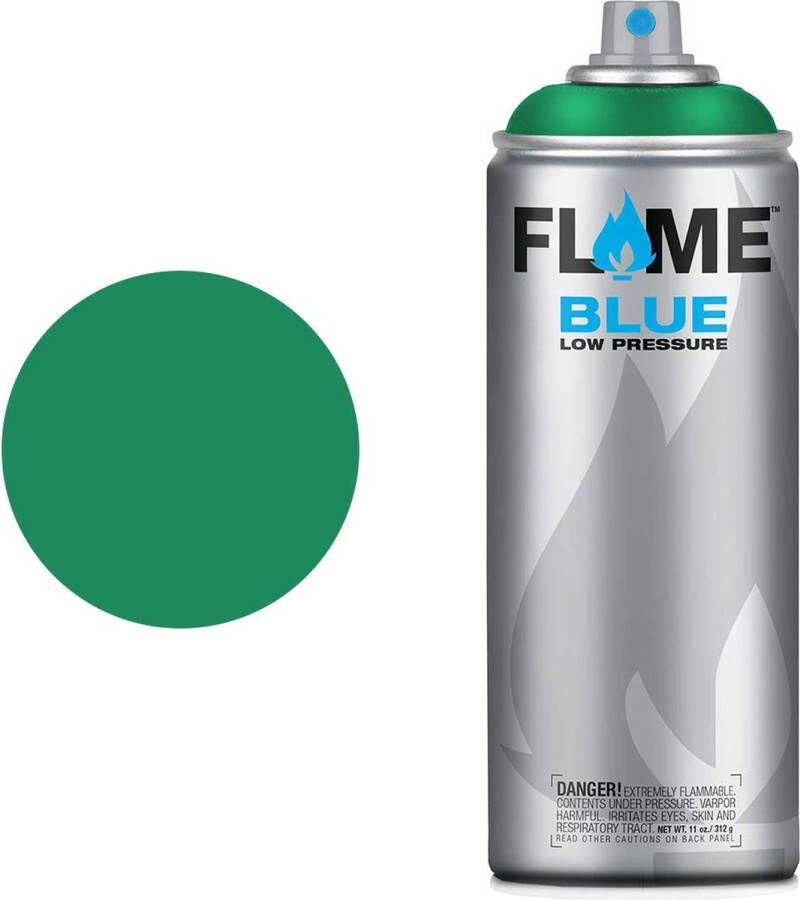 Molotow Flame Blue Spray Paint Spuitbus verf Synthetisch Lage druk Matte afwerking 400 ml turquoise