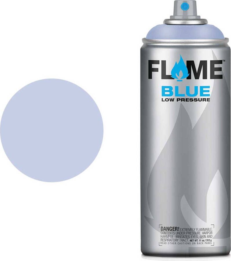 Molotow Flame Blue Spray Paint Spuitbus verf Synthetisch Lage druk Matte afwerking 400 ml violet pastel
