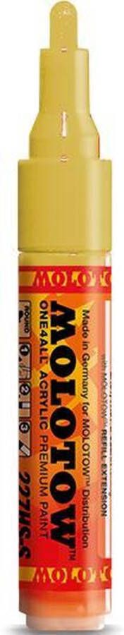 Molotow One4All 227HS-S Pastel gele 4mm mini verfstift op acrylbasis