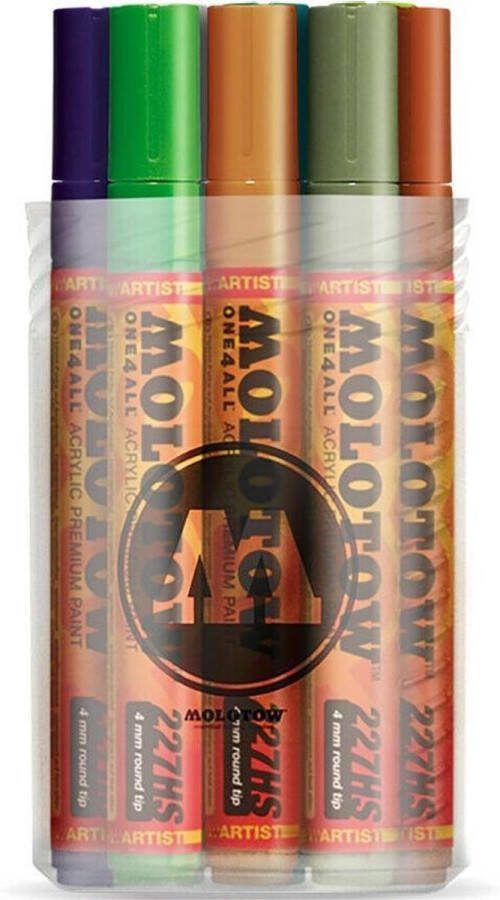 Molotow One4All 4mm Main-Set 2 Acrylmarkers Set van 12 stuks