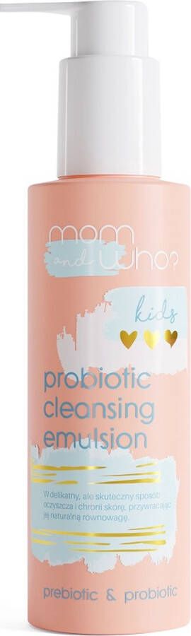 Mom and Who? Kids pre en probiotic face wash emulsie 150ml