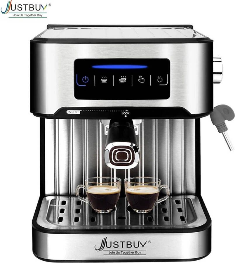 Momentum Online Momentum LCD Touch Espresso Koffiezetapparaat met Cappuccino Melkopschuimer Semi-Automatische Pomp voor Perfecte Koffie