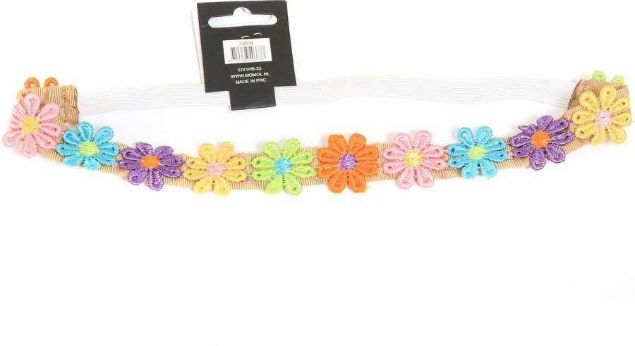 Momol Haarband met bonte bloemen