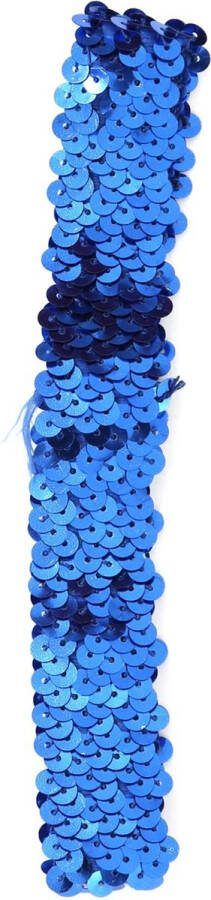 Momol Haarband Pailletten Blauw