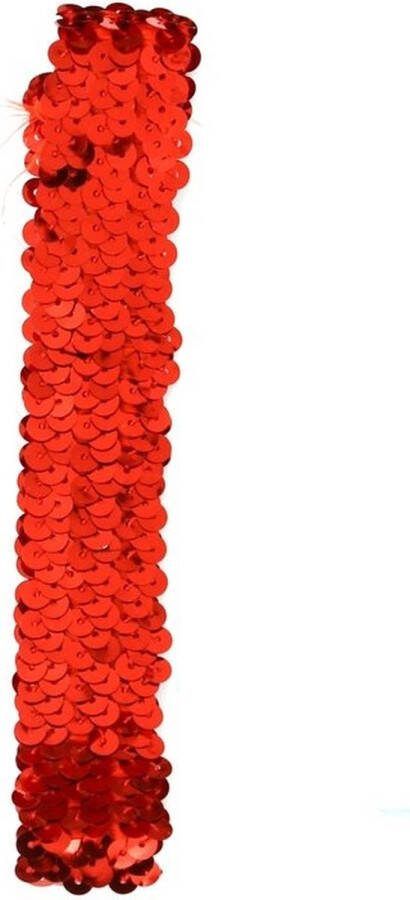 Momol Haarband Pailletten Rood