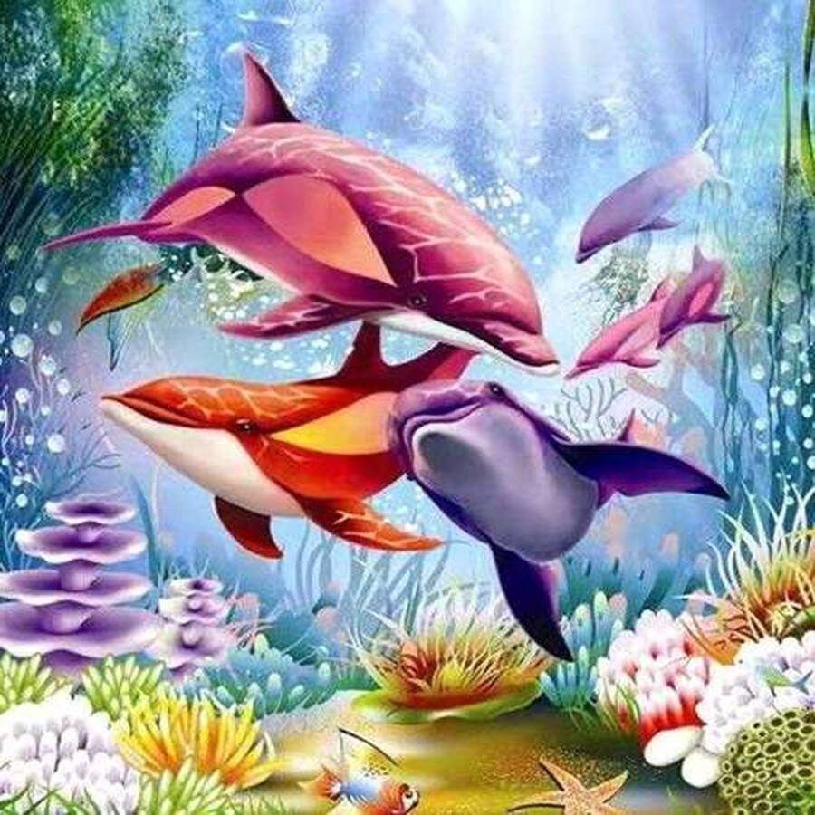 Mona Lisa Diamond Painting Orka's Volledig Ronde steentjes 30x20