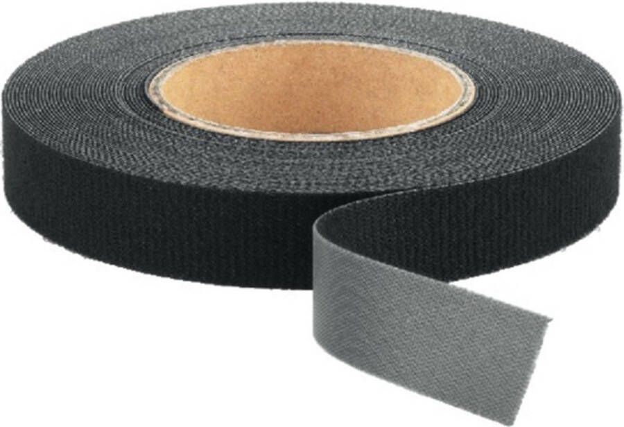 Monacor CS-10 SW Klittenband kabelbinder rol van 10 meter