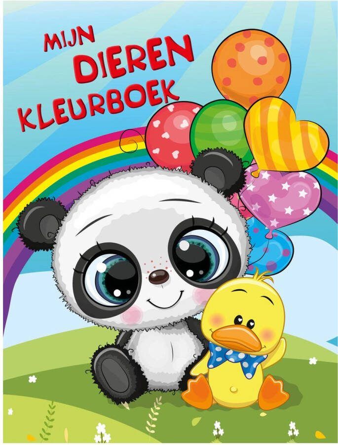 Mondikaarten Mijn Dieren Kleurboek 96pag