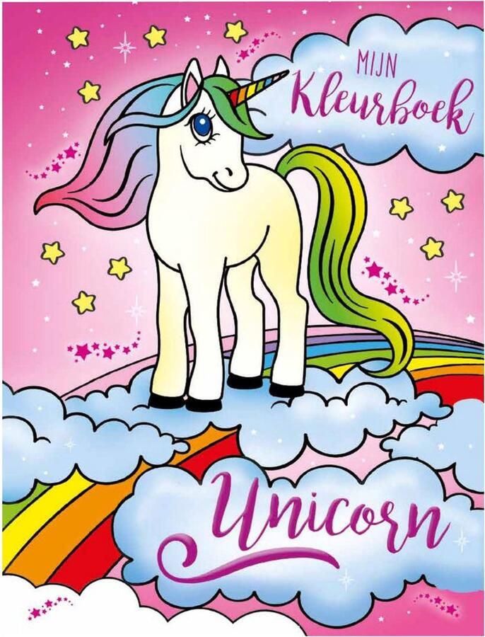 Mondikaarten Mijn Kleurboek Unicorn