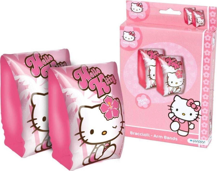 Mondo Hello Kitty Zwem mouwtjes Zwembandjes Zwemvleugels 15 x 25 cm 2 setjes