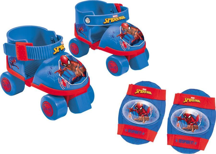 Mondo Spiderman Rolschaatsen met Beschermset mt 22-29