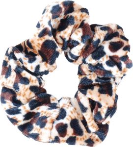 Mondoni Scrunchie Leopard Beige maat:1 maat