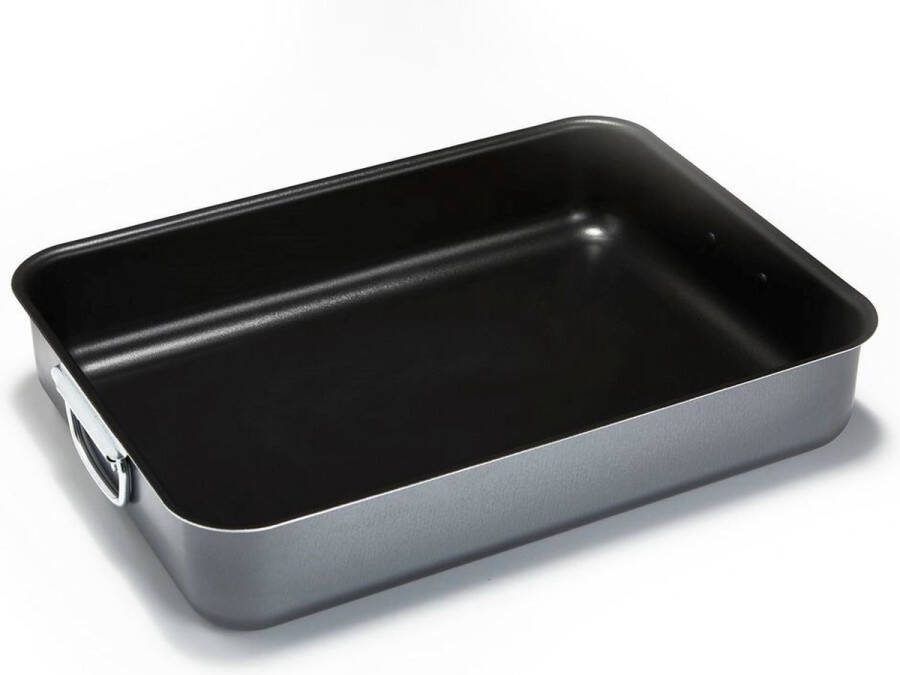 Moneta Eden Braadslede Rechthoek 29x25 cm Gerecycled Aluminium Zwart