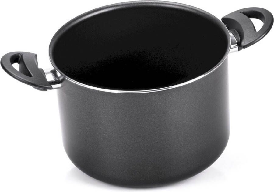 Moneta Gea Braadpan Hoog Ø 22 cm Gerecycled Aluminium Zwart