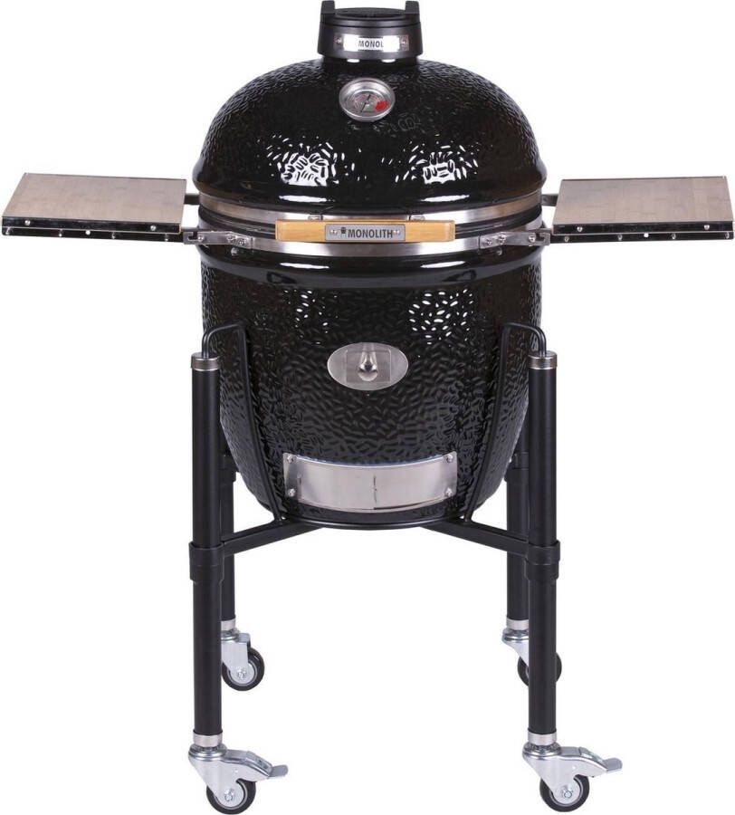 Monolith kamado -Houtskoolbarbecue Classic PRO2.0 zwart met onderstel- 46 cm