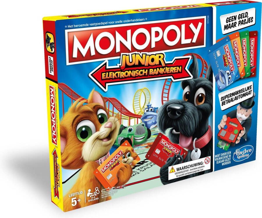 Hasbro Gaming Monopoly Junior electronisch bankieren