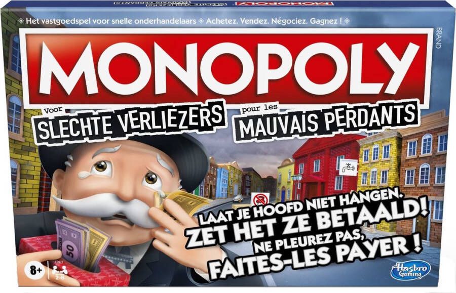 Hasbro bordspel Monopoly Verliezerseditie (BE)